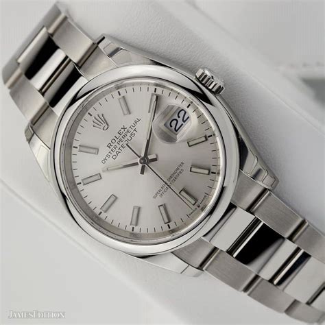 rolex datejust silver dial 36|Rolex Datejust 36 oystersteel.